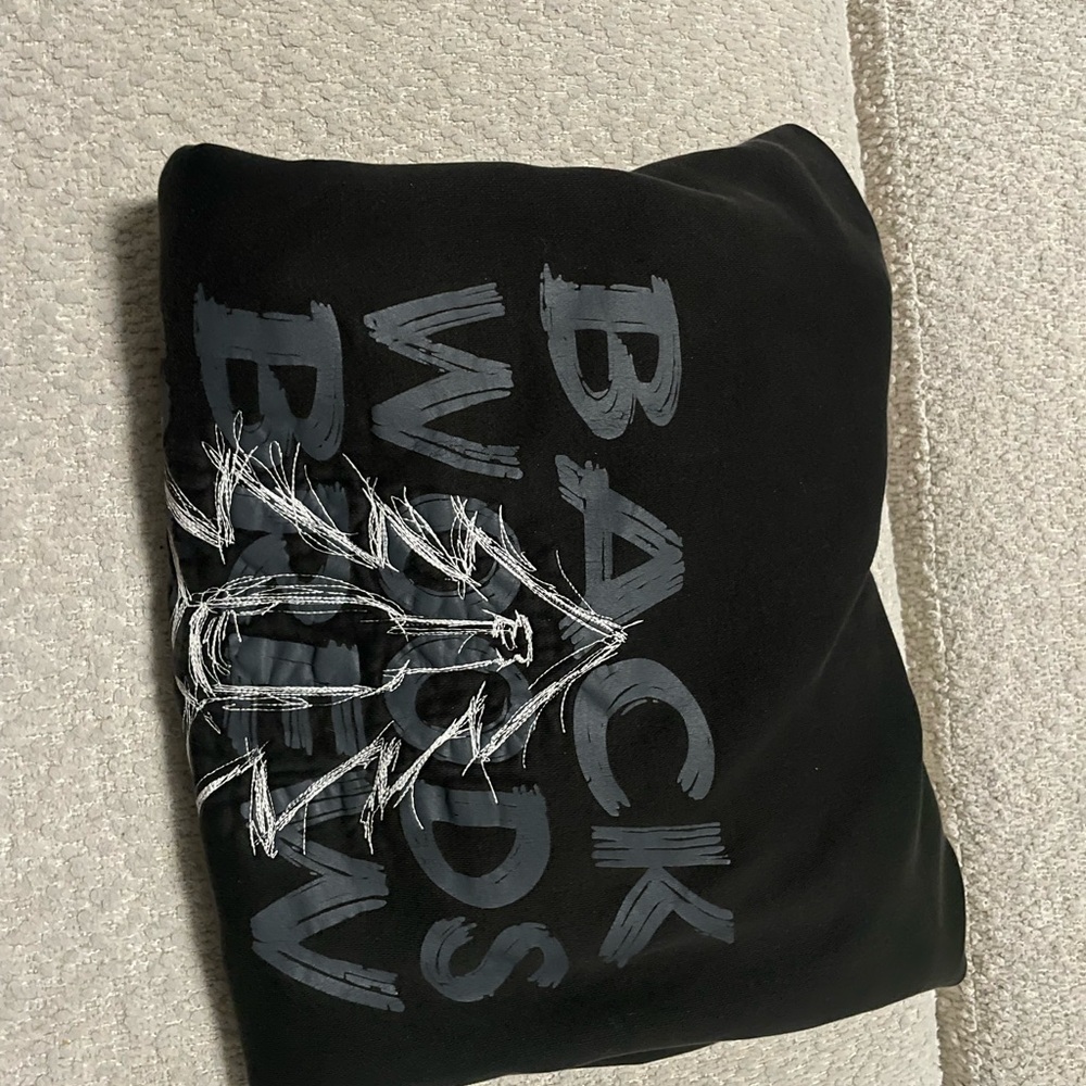 Black Graphic Hoodie